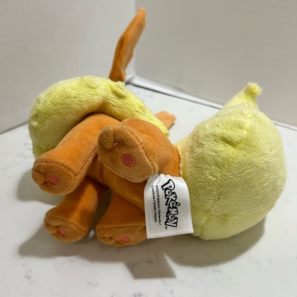 Big Pokemon Fluffy Yellow and Brown Plush Toy. Used excellent conditions. - Picture 5 of 6